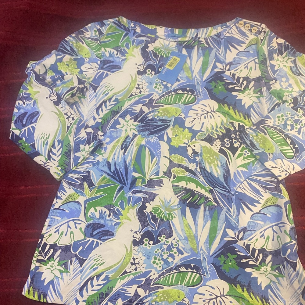 J McLaughlin Wavesong Tee NWT Size L